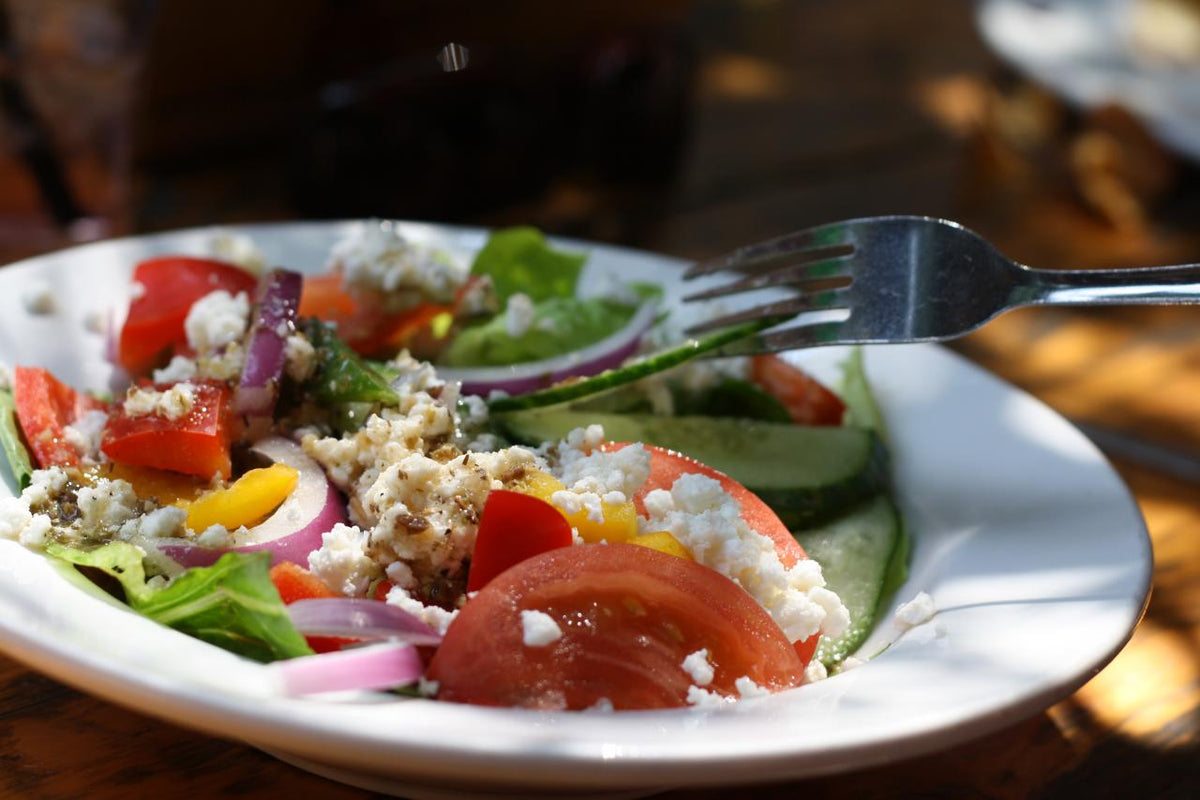 Greek Salad made with Lex's Pantry Danforth Greek