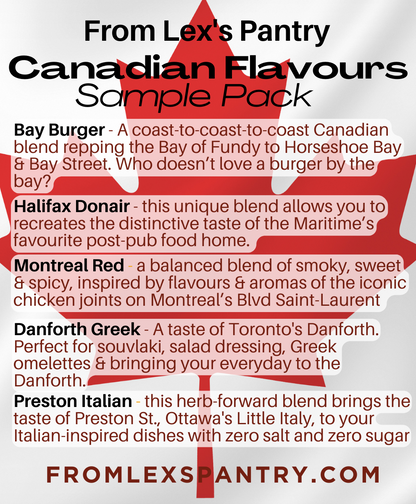 Canadian Flavours Sample Pack