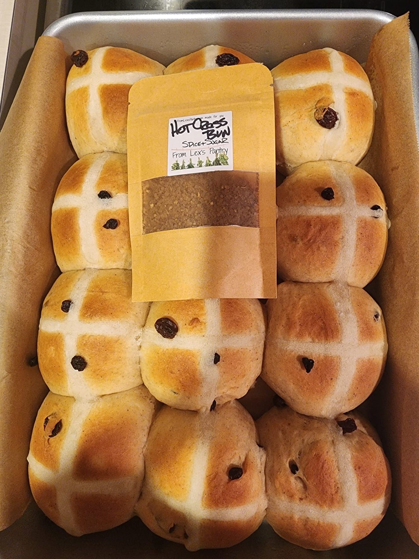 Hot Cross Bun Spice +Sugar - Seasonal