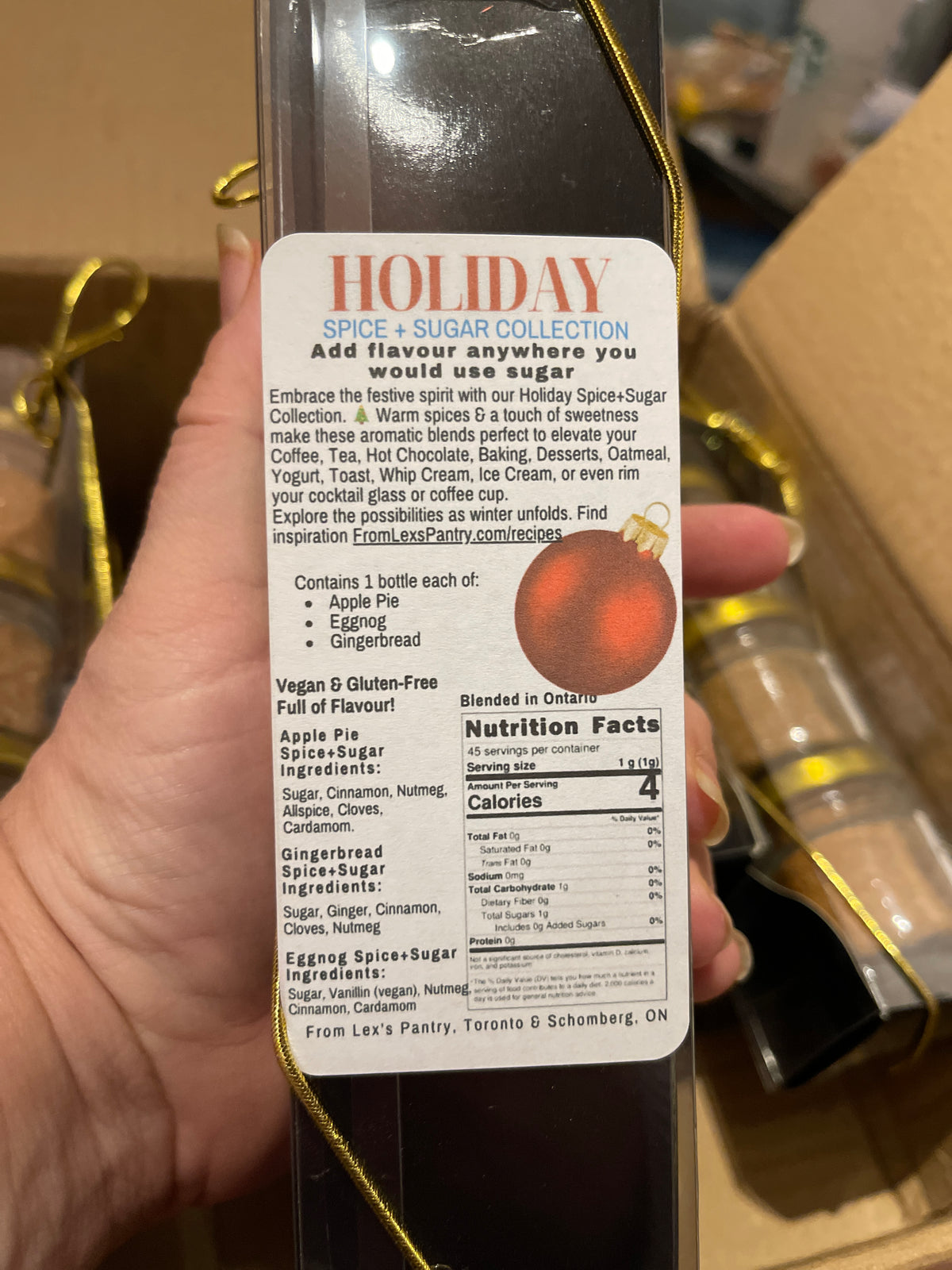 Holiday Spice+Sugar Gift Set
