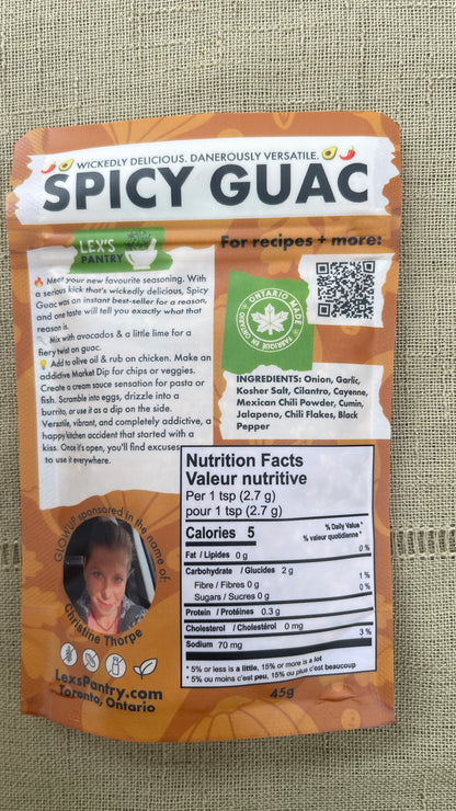 Spicy Guacamole Spice Blend